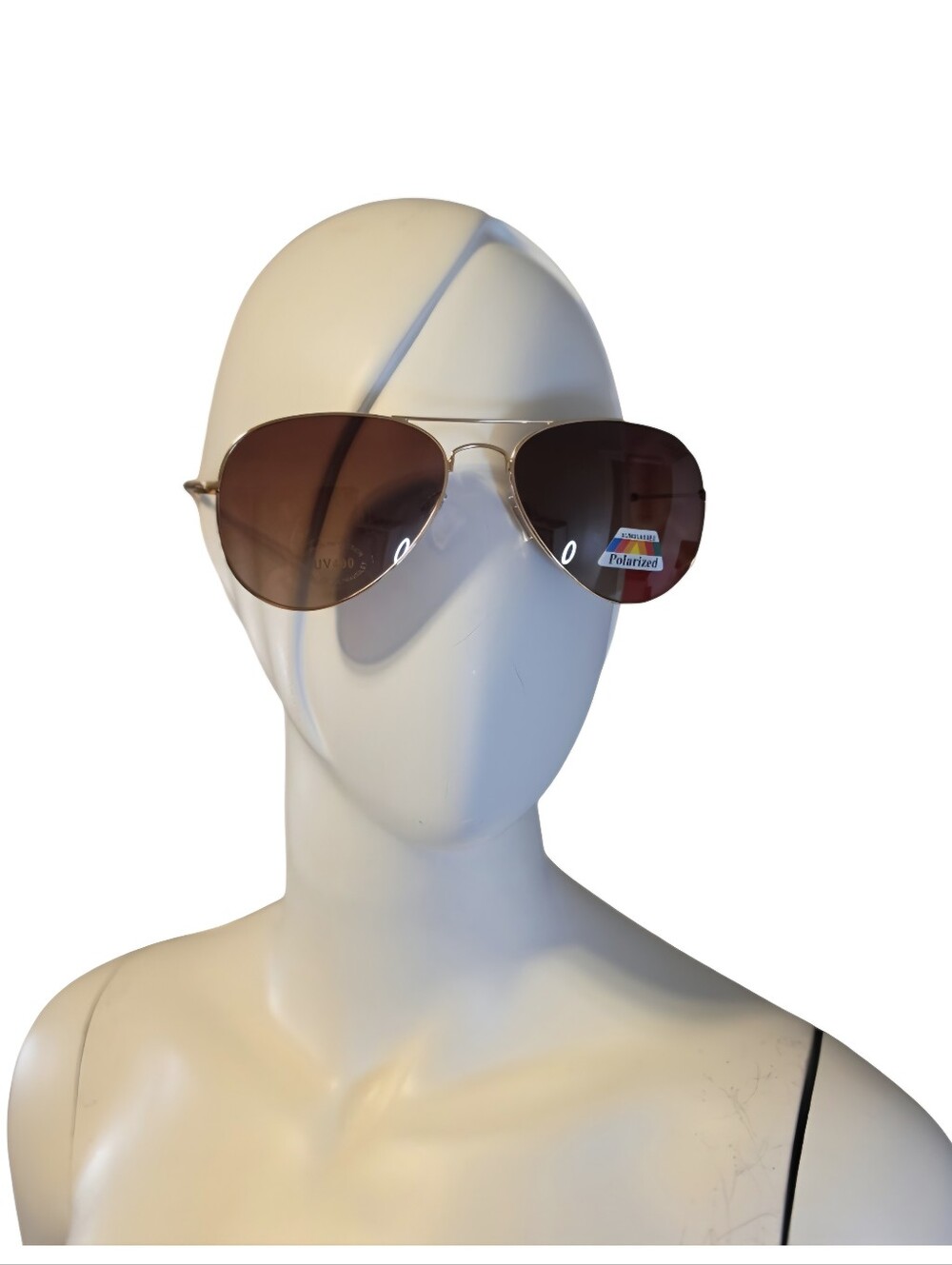 New! JOOX Polarized Pilot Sunglasses JX2775-135P Gold/Gradient Brown